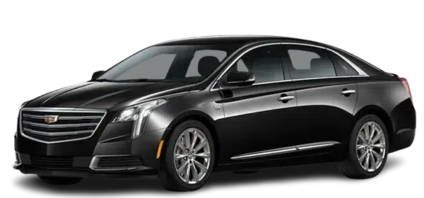 Black Cadillac XTS executive sedan