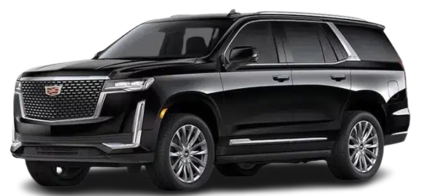 Black Cadillac Escalade full-size SUV