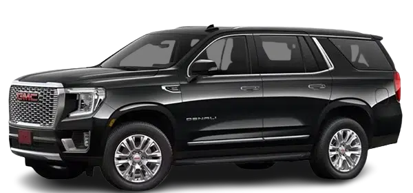 Black GMC Yukon Denali full-size SUV